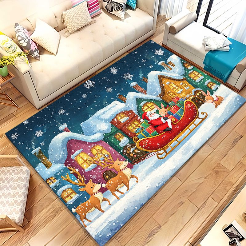 Kids Outdoor Area - Merry Christmas Tree Santa Claus Fairy
