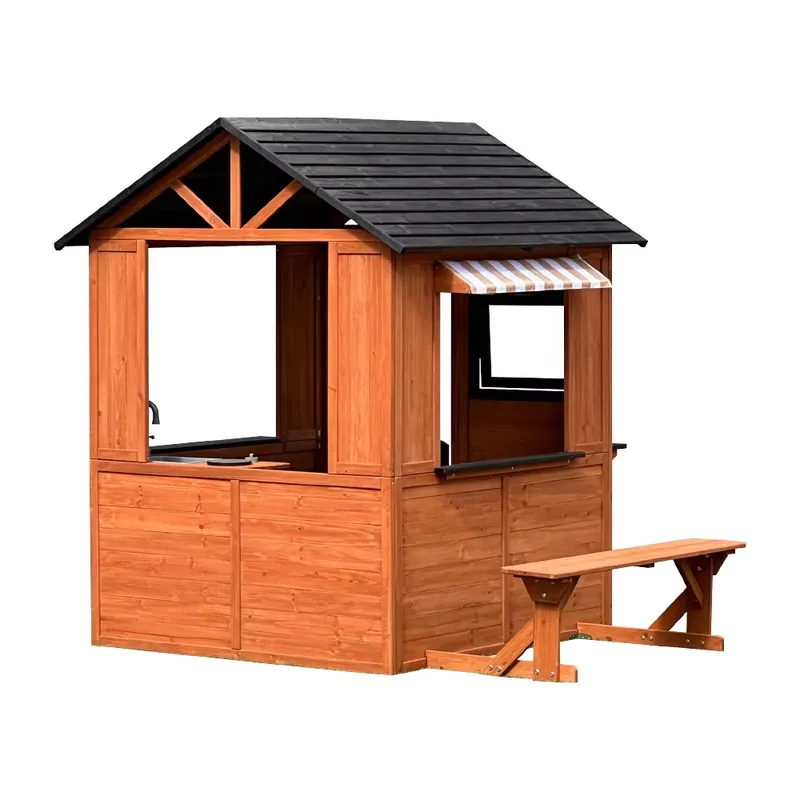 Wooden Dollhouse for Kids Four - Kids Outdoor Climbing Frame 评论和价格
