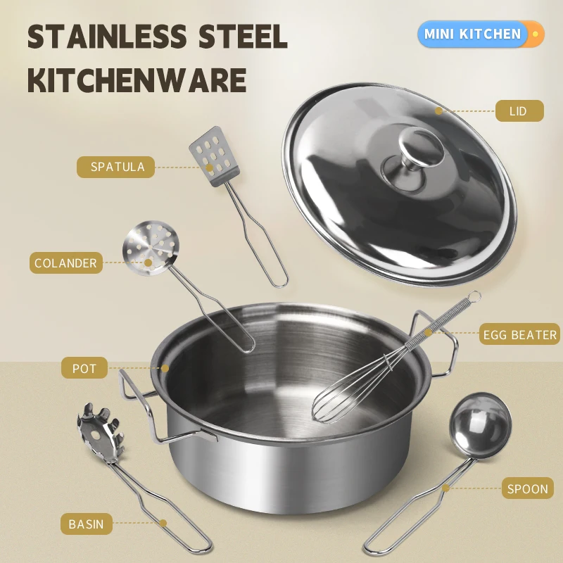 Stainless Steel Kids Kitchen T - Kids Outdoor Kitchen Accessories 评论和价格