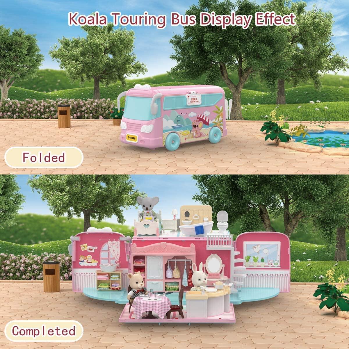 Koala Doll house Roombox with  - Kids Outdoor Kitchen Accessories 评论和价格