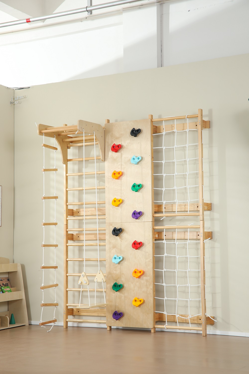In Stock Indoor Monkey Bars Ki - Kids Outdoor Climbing Frame 评论和价格