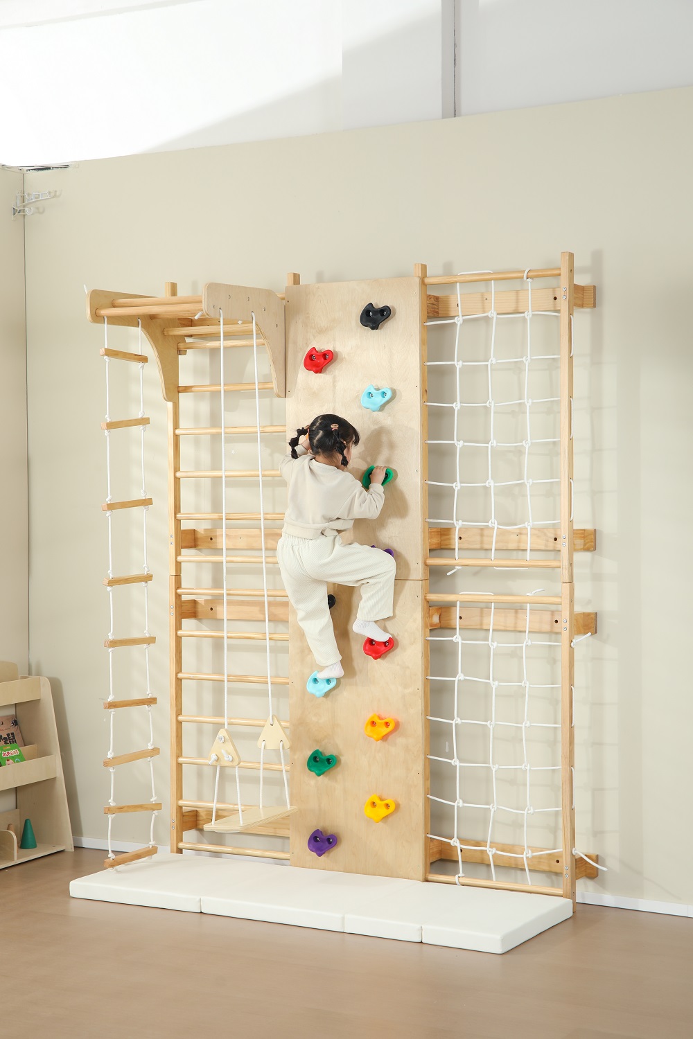 In Stock Indoor Monkey Bars Ki - Kids Outdoor Climbing Frame 评论和价格